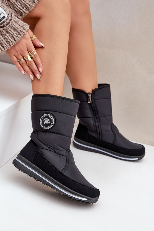 Naiste lumesaapad Progress PROGJ-21-09 musta värvi Naiste lumesaapad Progress PROGJ-21-09 musta värvi