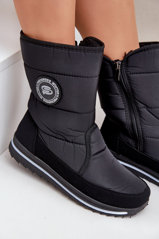 Naiste lumesaapad Progress PROGJ-21-09 musta värvi Naiste lumesaapad Progress PROGJ-21-09 musta värvi