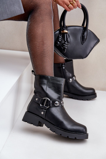 Pealiste poolsaapad laiade nööridega voodriga rihmadega msuud Felilania