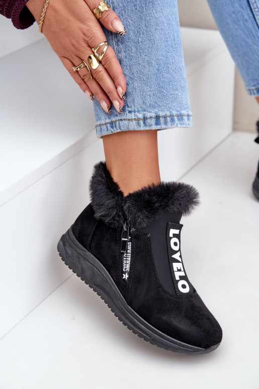 Sneakers tüüpi jalanõud Pealiste poolsaapad karusnahaga msuud Zeriana Sneakers tüüpi jalanõud Pealiste poolsaapad karusnahaga msuud Zeriana