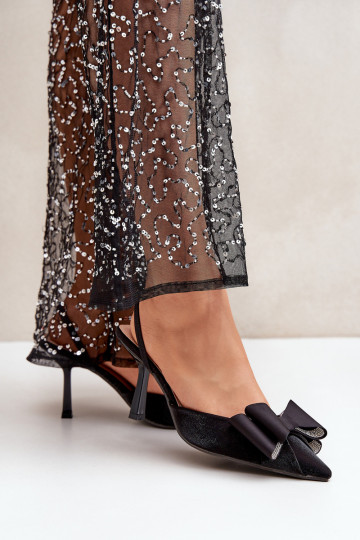 Riidest kõrge kontsaga lipsukesega msuud Selatea 2