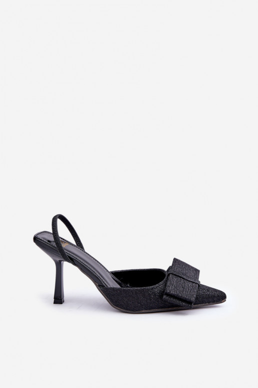 Läikivad kõrge kontsaga kingad lipsukesega msuud Gredan Läikivad kõrge kontsaga kingad lipsukesega msuud Gredan