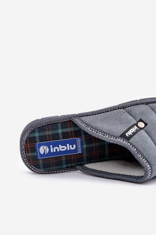 Mugav jalatsid kodujalatsid meestele Plätud Inblu 91000027 Halli värvi Mugav jalatsid kodujalatsid meestele Plätud Inblu 91000027 Halli värvi