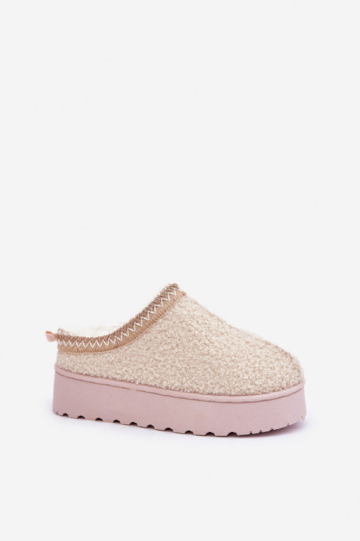 nööpidega lumesaapad Pealiste omad platvormiga Z Haftem Elevandiluu värvi Tirissa