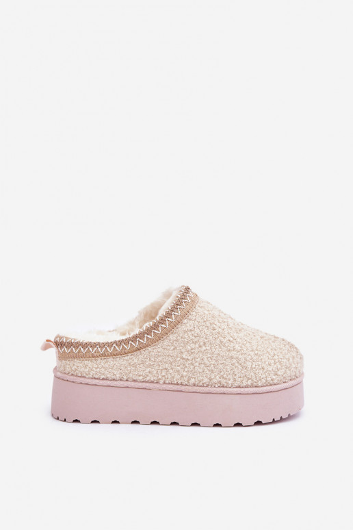 nööpidega lumesaapad Pealiste omad platvormiga Z Haftem Elevandiluu värvi Tirissa