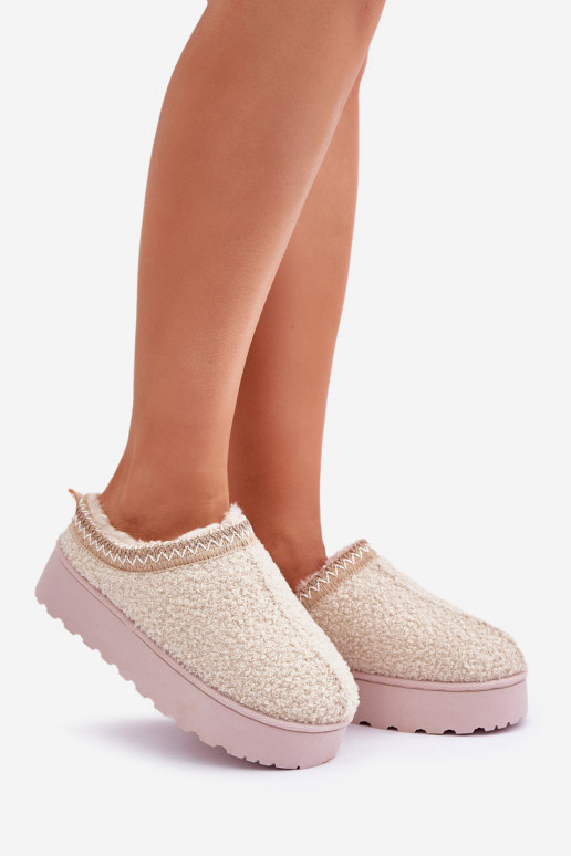 nööpidega lumesaapad Pealiste omad platvormiga Z Haftem Elevandiluu värvi Tirissa