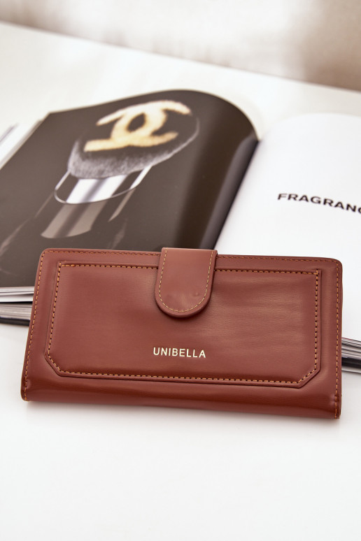 Rahakott eko-nahast Pruunid värvi Kalinessa Rahakott eko-nahast Pruunid värvi Kalinessa