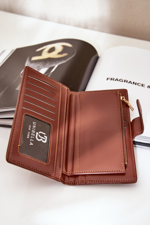 Rahakott eko-nahast Pruunid värvi Kalinessa Rahakott eko-nahast Pruunid värvi Kalinessa