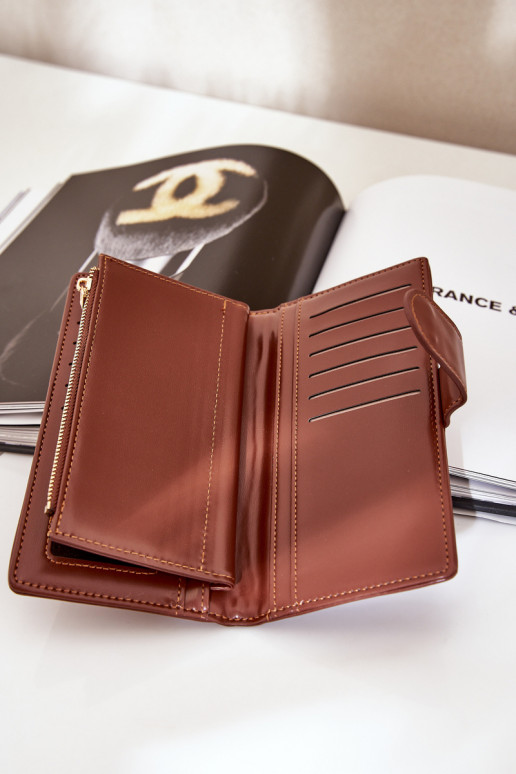 Rahakott eko-nahast Pruunid värvi Kalinessa Rahakott eko-nahast Pruunid värvi Kalinessa