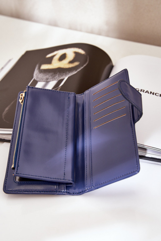 Rahakott eko-nahast tumesinist värvi Kalinessa Rahakott eko-nahast tumesinist värvi Kalinessa