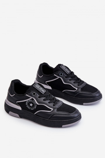 Pealiste omad Sportliku stiiliga jalanõud Big Star LL274443 Must-Halli värvi 2