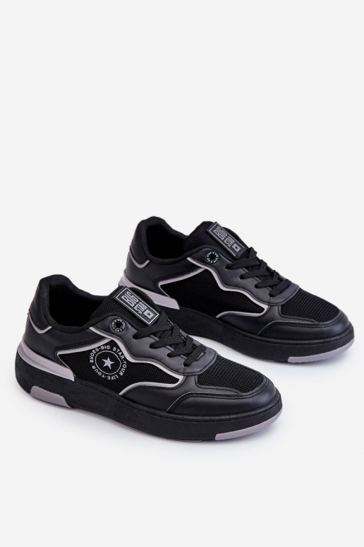 Pealiste omad Sportliku stiiliga jalanõud Big Star LL274443 Must-Halli värvi