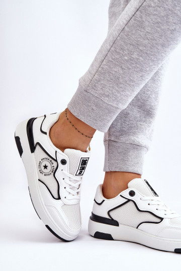 Pealiste omad Sportliku stiiliga jalanõud Big Star LL274440 Valget-msuud