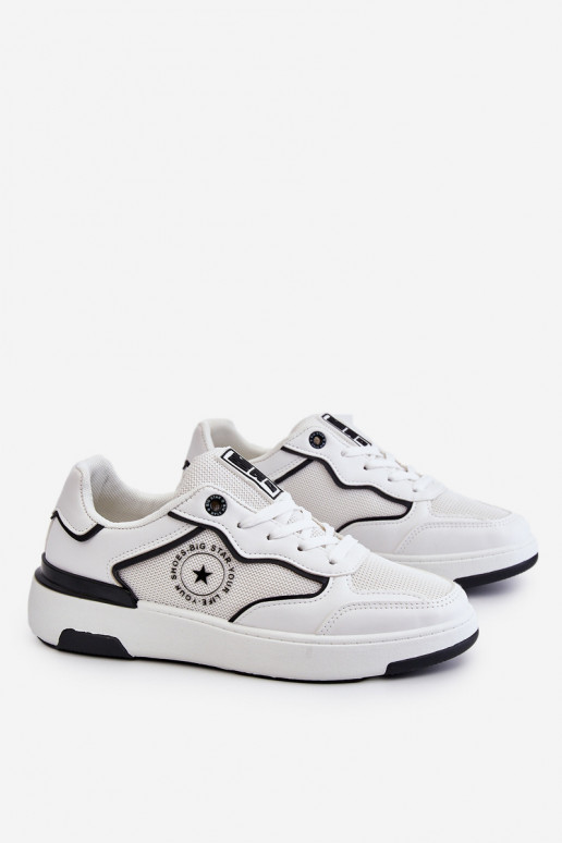 Pealiste omad Sportliku stiiliga jalanõud Big Star LL274440 Valget-msuud