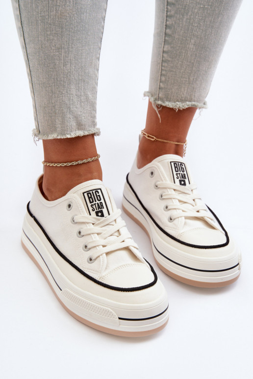 Pealistesaapad Big Star NN274205 valget värvi Pealistesaapad Big Star NN274205 valget värvi