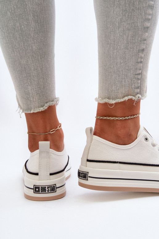 Pealistesaapad Big Star NN274205 valget värvi Pealistesaapad Big Star NN274205 valget värvi