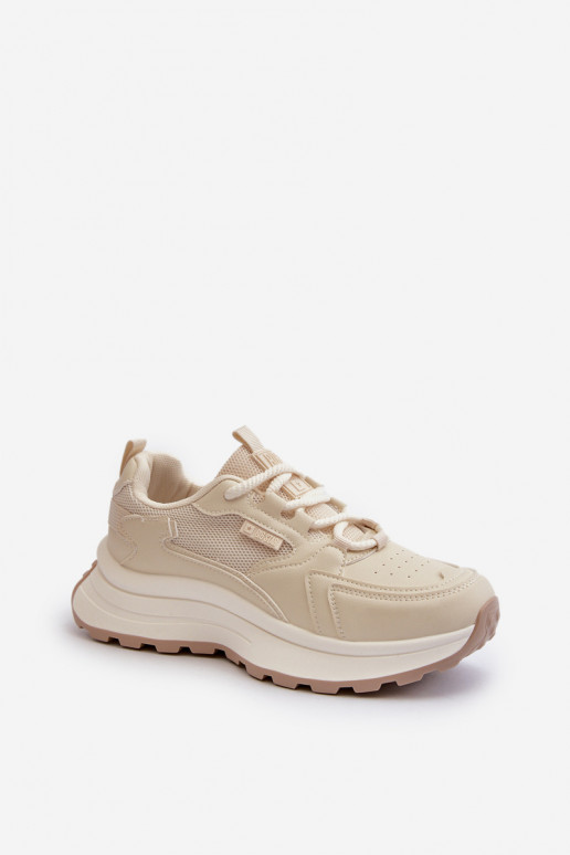 Sneaker-stiilis jalatsid naistele HI-POLY SYSTEM Big Star NN274A105 beež