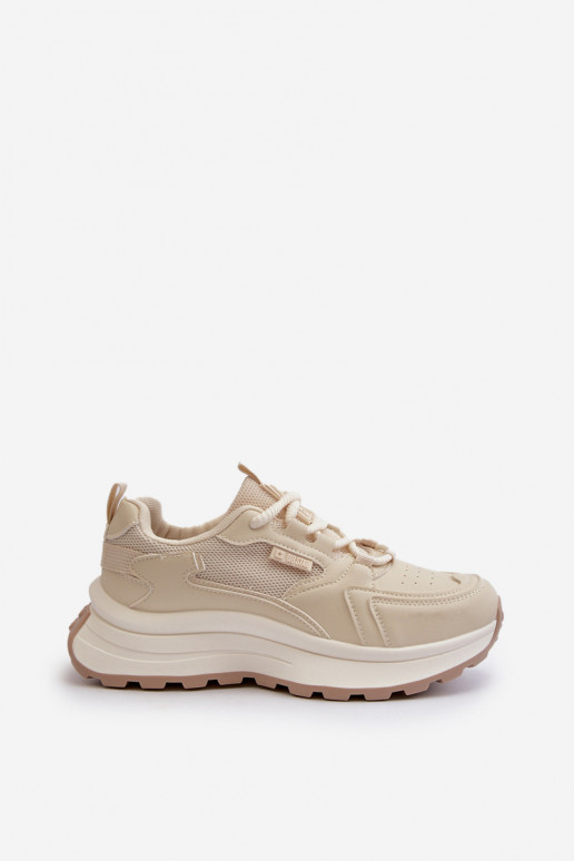 Sneaker-stiilis jalatsid naistele HI-POLY SYSTEM Big Star NN274A105 beež