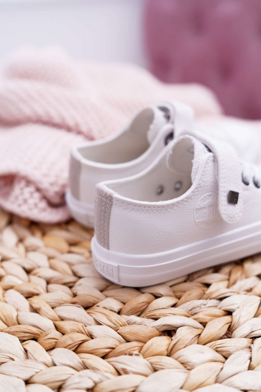 Laste jalanõud Pealhk vabaaja jalanõud BIG STAR EE374035 valget värvi