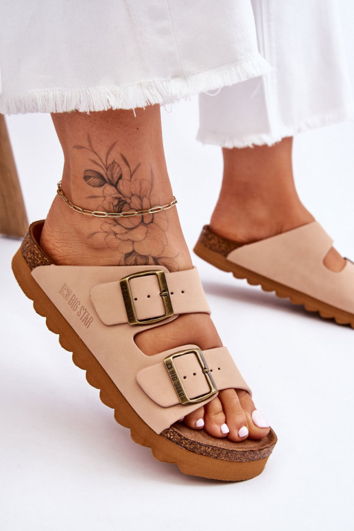 Klassikalise mudeli Pealiste omad Plätud Big Star LL274478 beeži värvi