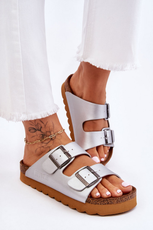 Klassikalise mudeli Pealiste omad Plätud Big Star LL274476 Hõbedat värvi