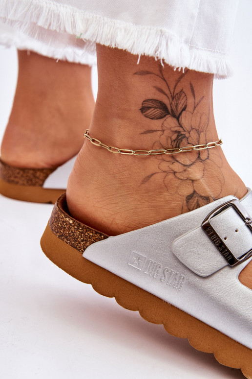 Klassikalise mudeli Pealiste omad Plätud Big Star LL274476 Hõbedat värvi