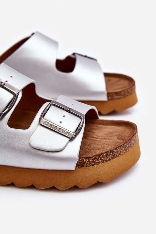 Klassikalise mudeli Pealiste omad Plätud Big Star LL274476 Hõbedat värvi