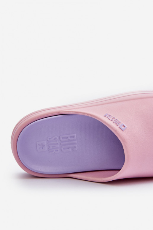 naiste plätud platvormiga Big Star NN274A035 Tumeroosad värvi