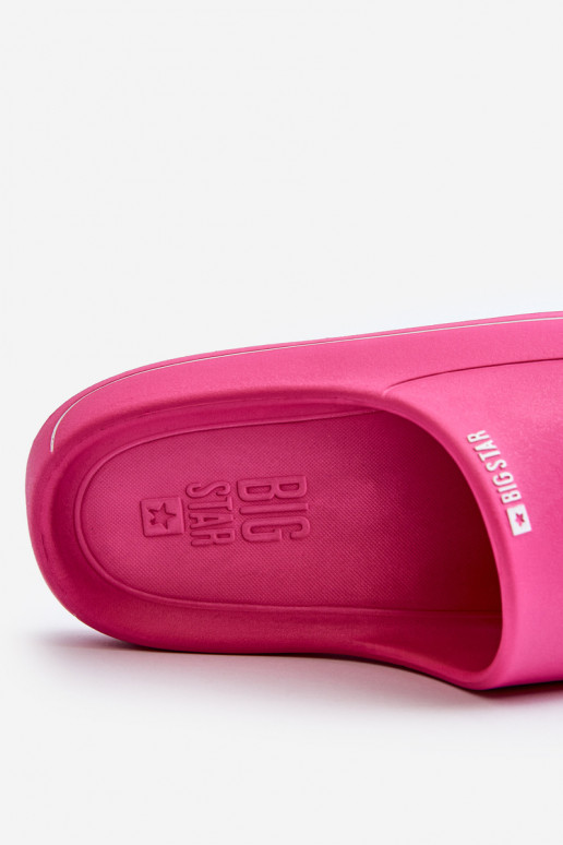 Valgus naiste plätud Big Star NN274A041 tumeroosad värvi