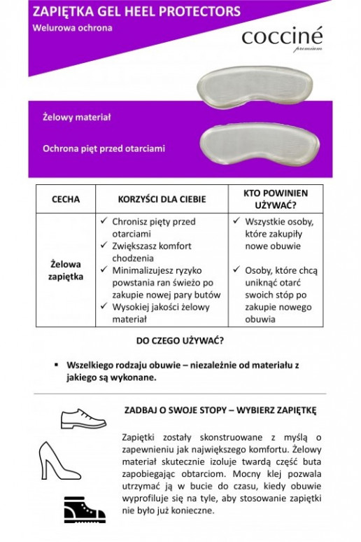 Coccine Gel Heel Protectors kannakaitsed