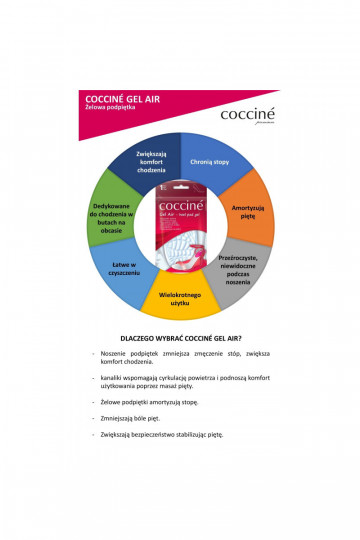 Coccine Pealiste geel-kontsad Gel Air 2