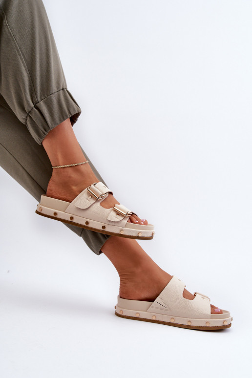 naiste plätud platvormiga Big Star NN274083 beeži värvi