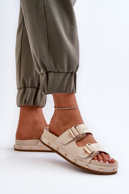 naiste plätud platvormiga Big Star NN274083 beeži värvi