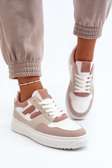 Pealiste madalad Sneakers tüüpi jalanõud beeži värvi Regines