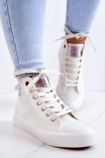 Pealiste omad vabaajajalatsi Cross Jeans JJ2R4056C valget värvi 2
