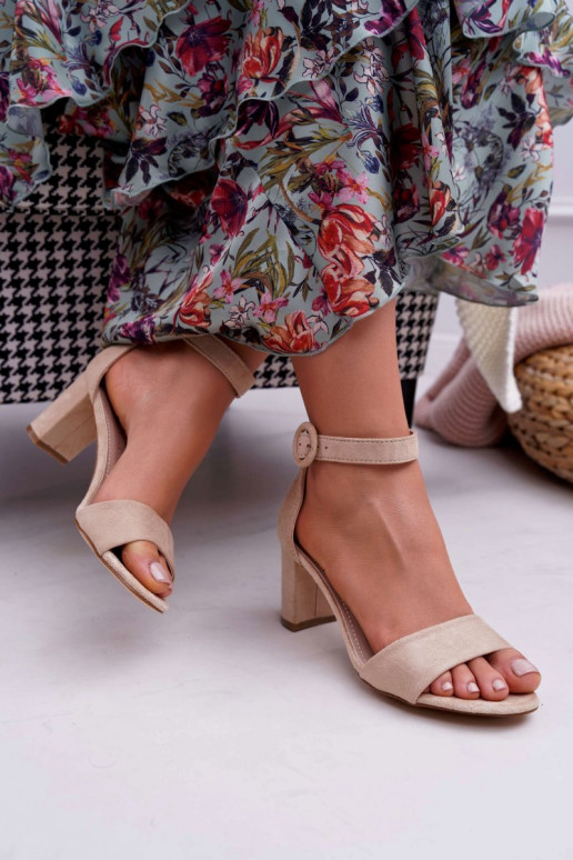 Pealistesandaalid beeži värvi Lexi