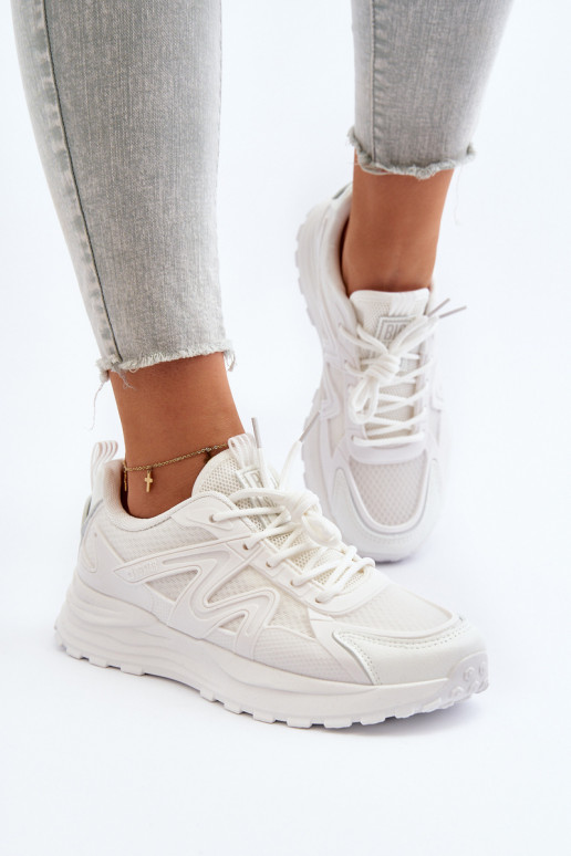 Moekad vabaajajalatsid Big Star NN274A084 valget värvi Moekad vabaajajalatsid Big Star NN274A084 valget värvi