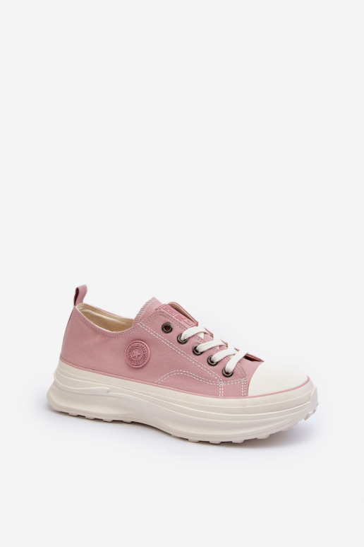 Pealistesaapad Sellel onssiivsel tallal Big Star NN274129 Tumeroosad värvi Pealistesaapad Sellel onssiivsel tallal Big Star NN274129 Tumeroosad värvi