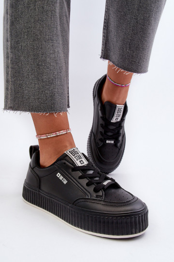 Sneakers tüüpi jalanõud Pealiste omad platvormiga Big Star NN274255 msuud
