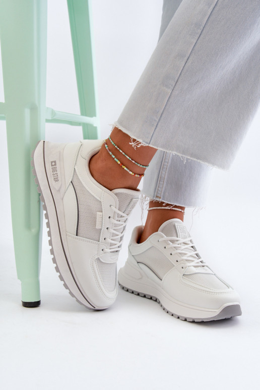 Sneakers tüüpi jalanõud Pealiste omad Big Star NN274A089 valget värvi Sneakers tüüpi jalanõud Pealiste omad Big Star NN274A089 valget värvi