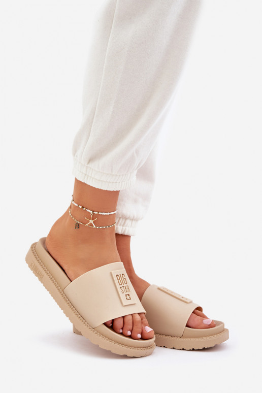 naiste plätud Big Star LL274A210 beeži värvi