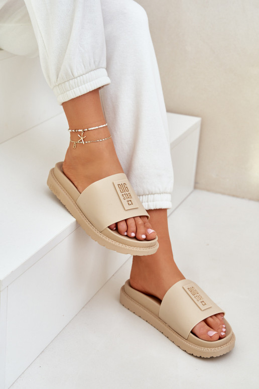 naiste plätud Big Star LL274A210 beeži värvi