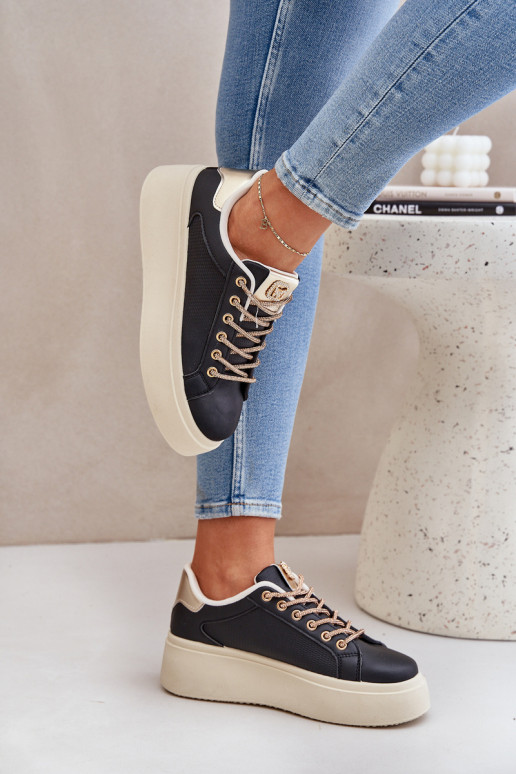 Sneakers tüüpi jalanõud platvormiga Koos Ornatei Sznurósissekami msuud Fonetha Sneakers tüüpi jalanõud platvormiga Koos Ornatei Sznurósissekami msuud Fonetha