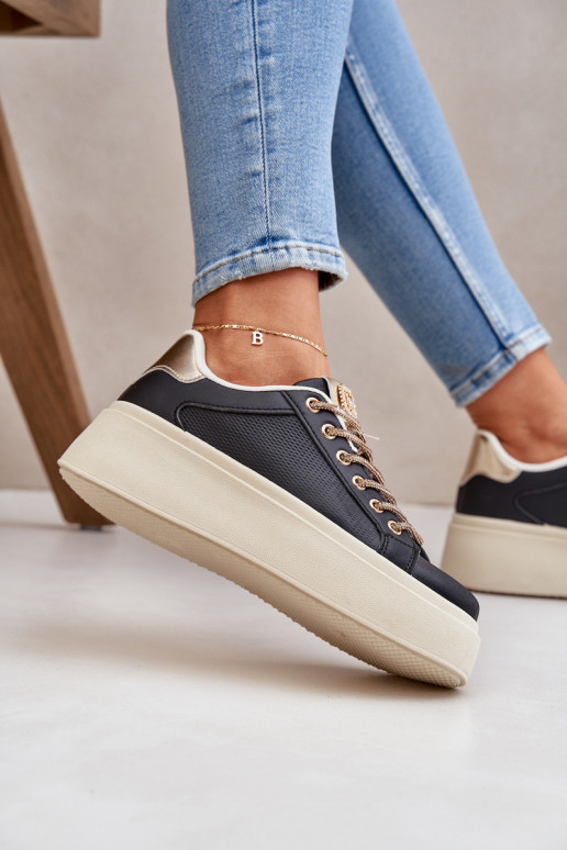 Sneakers tüüpi jalanõud platvormiga Koos Ornatei Sznurósissekami msuud Fonetha Sneakers tüüpi jalanõud platvormiga Koos Ornatei Sznurósissekami msuud Fonetha