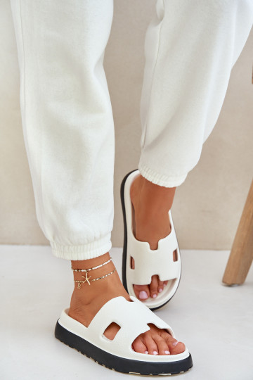 Kerged rannaplätud Plätud Väljalõigetega valget värvi Neladith