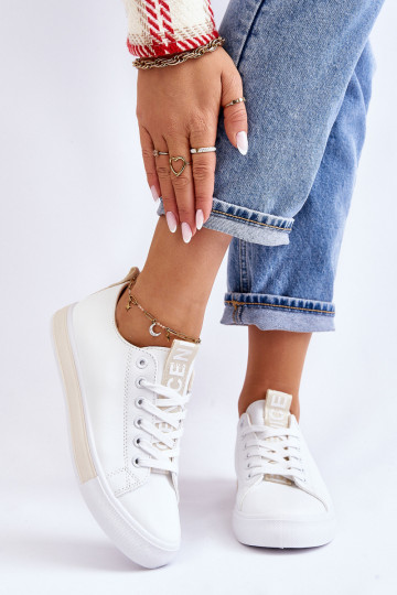 Klassikalised spordijalatsid Valget-beeži värvi Ville