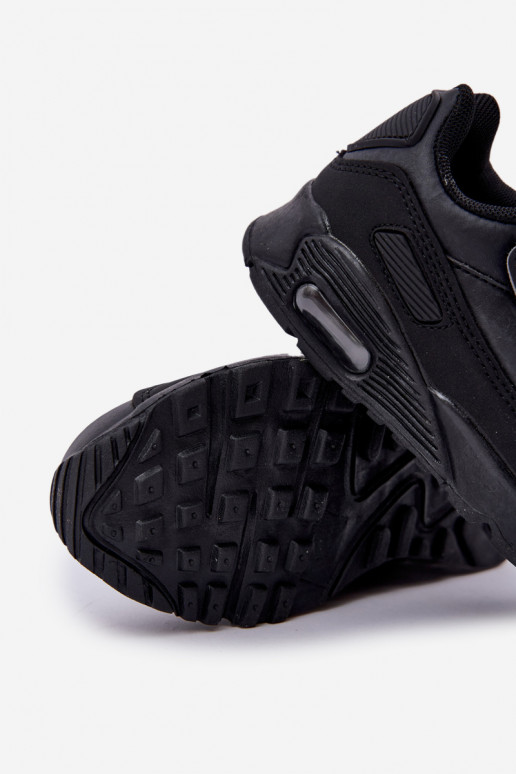 Sneakers tüüpi jalanõud Laste jalanõud krõpsudega kinnitatav mustad Krissandra