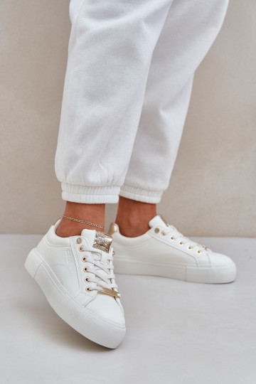Naiste sneakers mudeli jalanõud Big Star NN274211 valge värviga