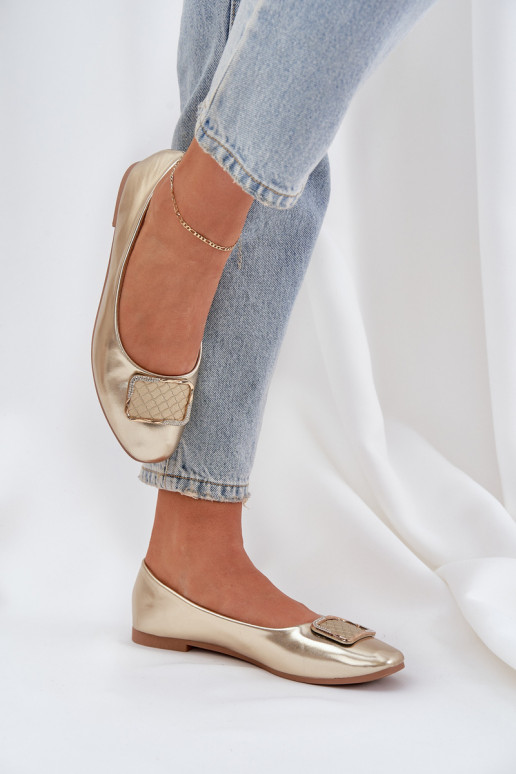 Eko Baleriinad kaunistustega Kuldset värvi Tulnelia