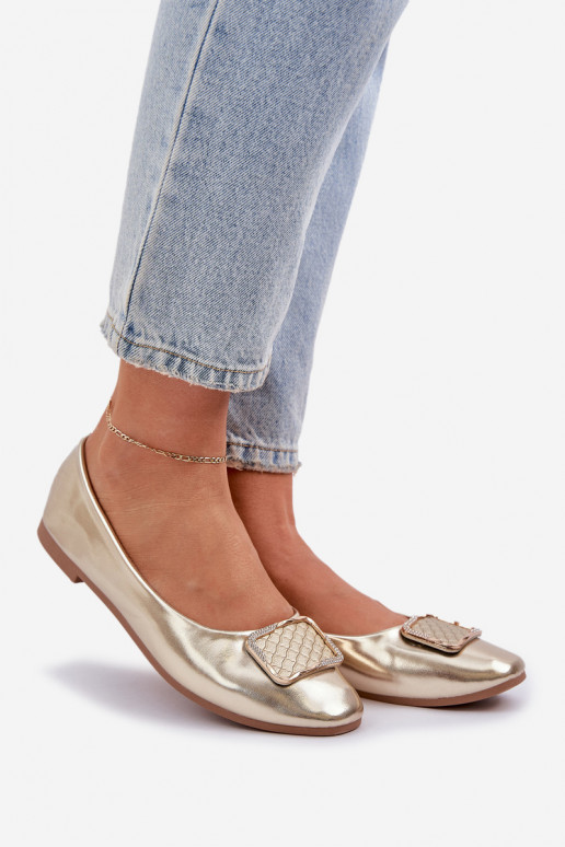 Eko Baleriinad kaunistustega Kuldset värvi Tulnelia